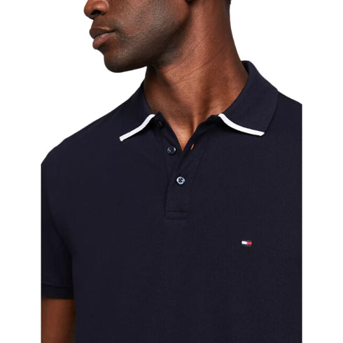 Tommy Hilfiger Polo Polo Uomo con logo sotto il colletto Blu P24-TOMMY HILFIGERMW34754-DW5-M - Francavilla Moda